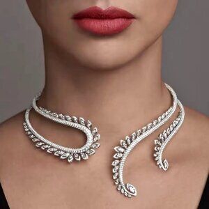 Swarovski Crystal Necklace Earrings Set